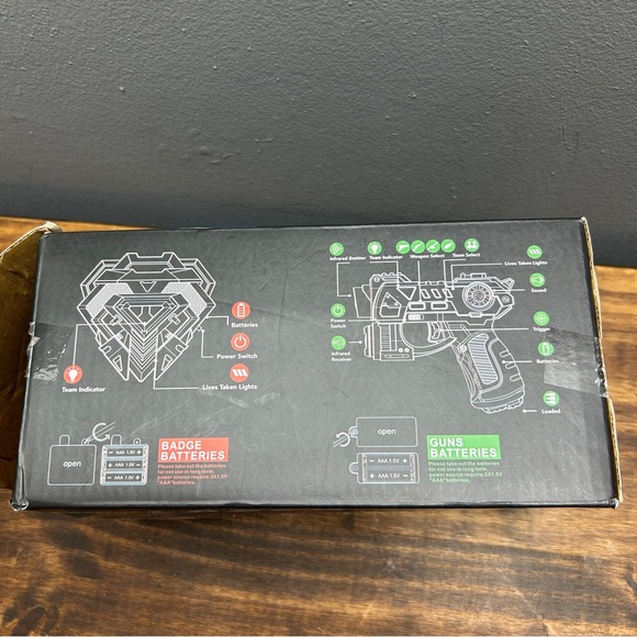 Four Player Laser Tag Gun Set Infrared - Picture 4 of 8